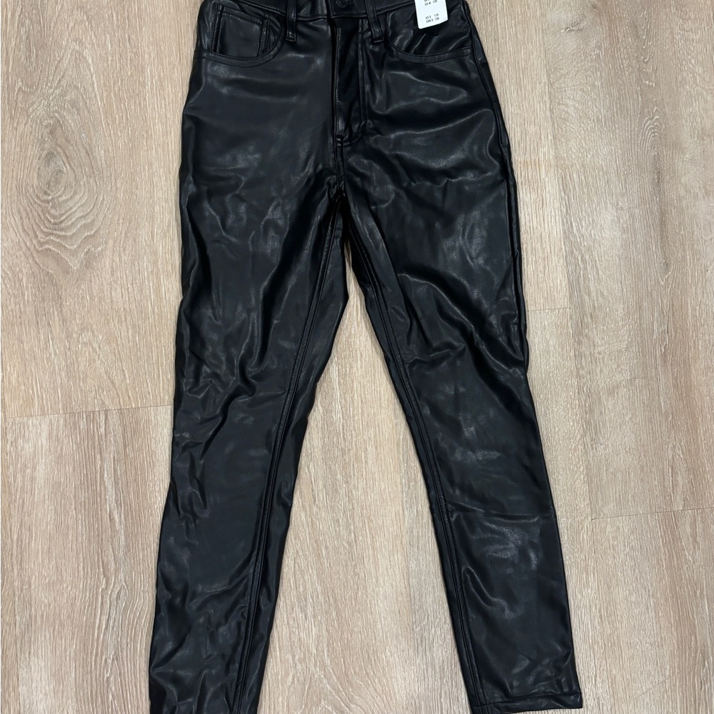 Abercrombie & Fitch Vegan Leather Skinny Pants - Picture 6 of 8